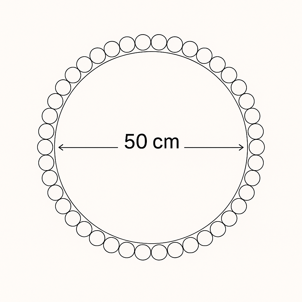 Espejo circular Dots