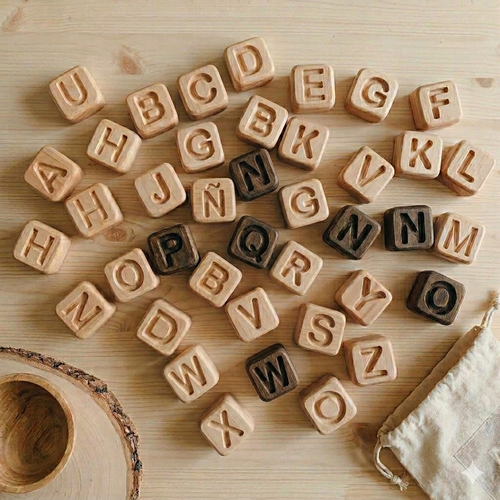 Bloques Abecedario Montessori