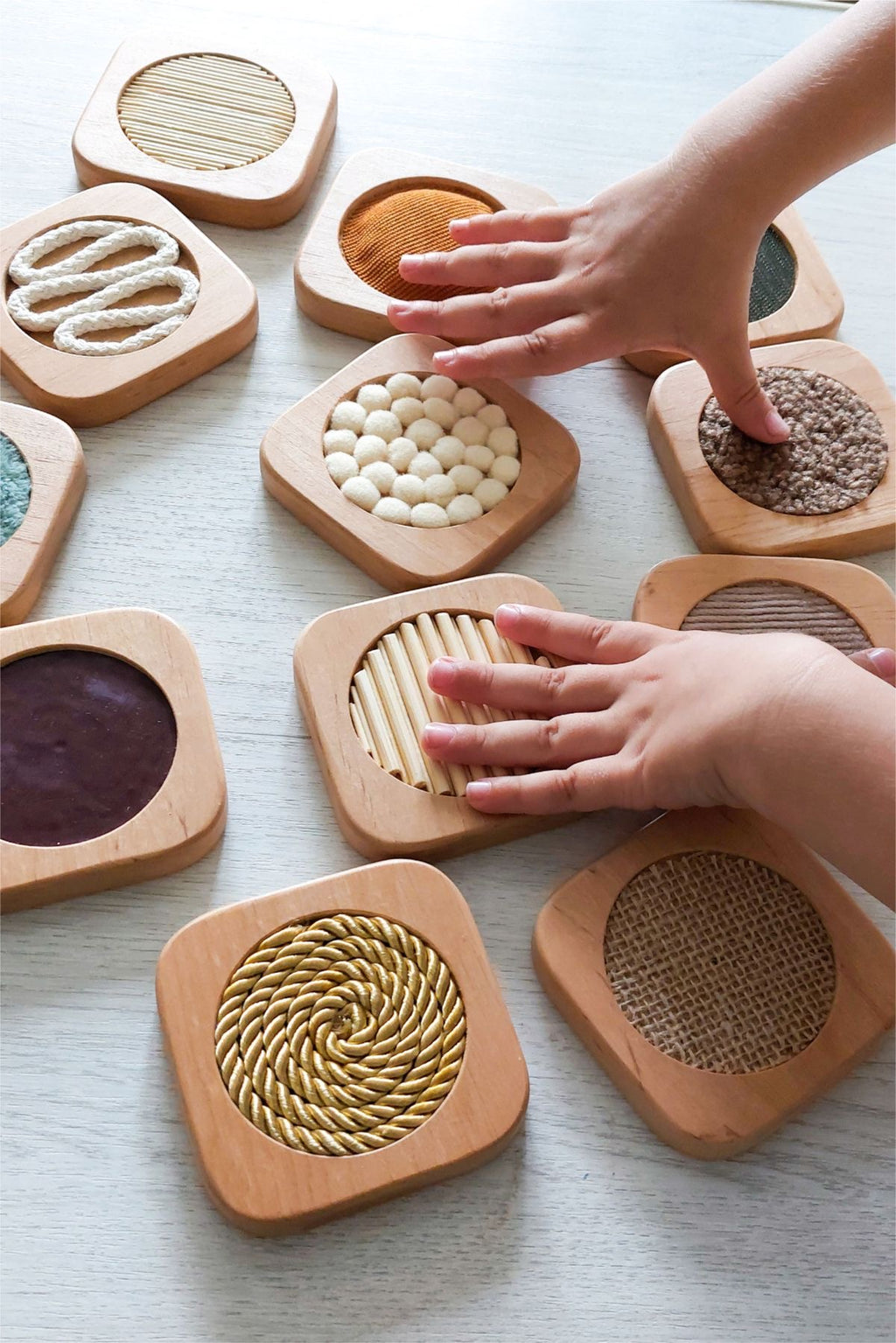 Tarjetas Sensoriales de Madera